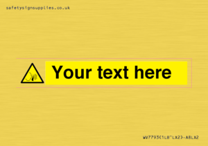 Custom warning sudden loud noise